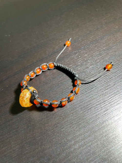 Carnelian Amber Handmade Bracelet
