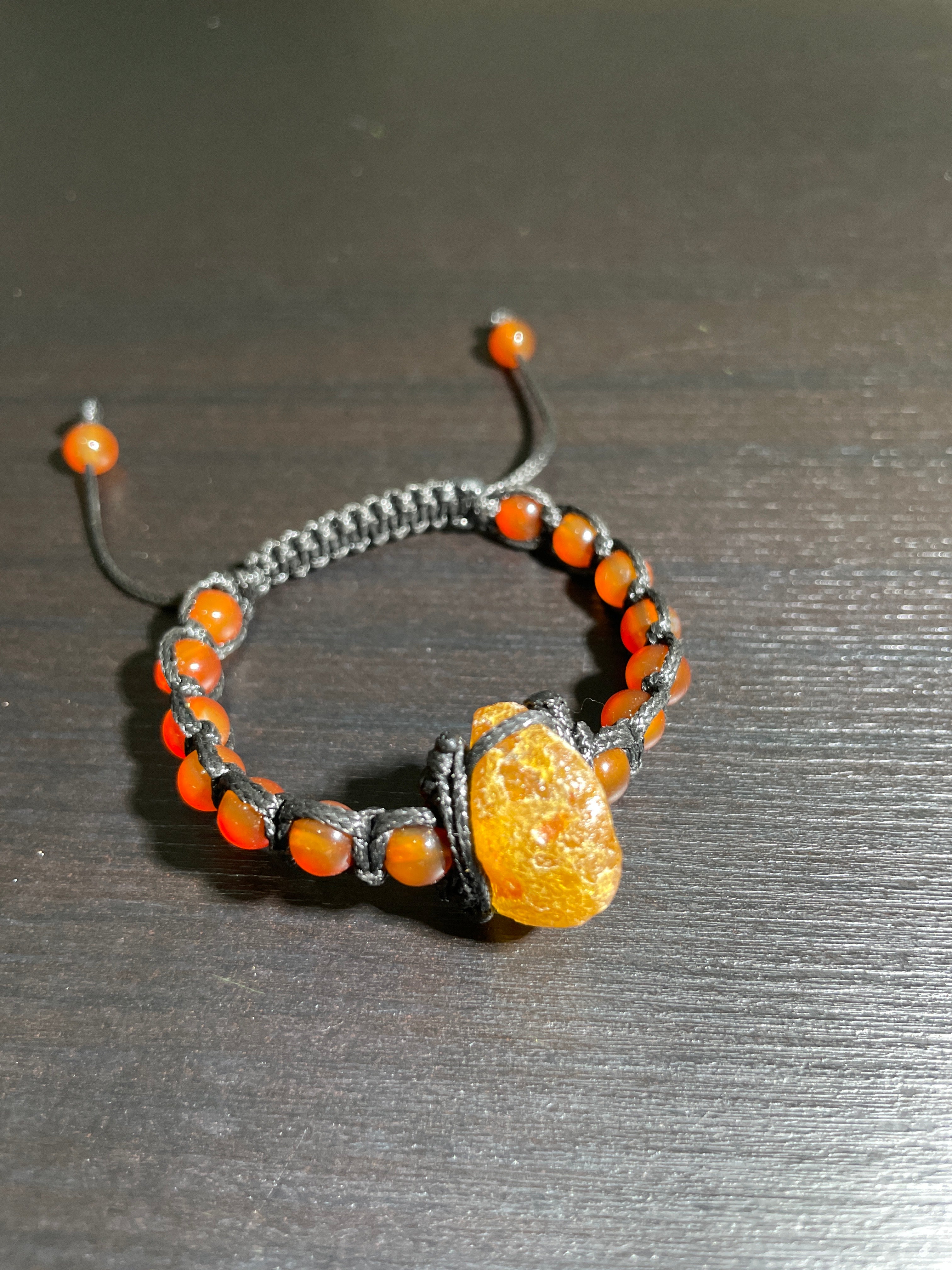 Carnelian Amber Handmade Bracelet