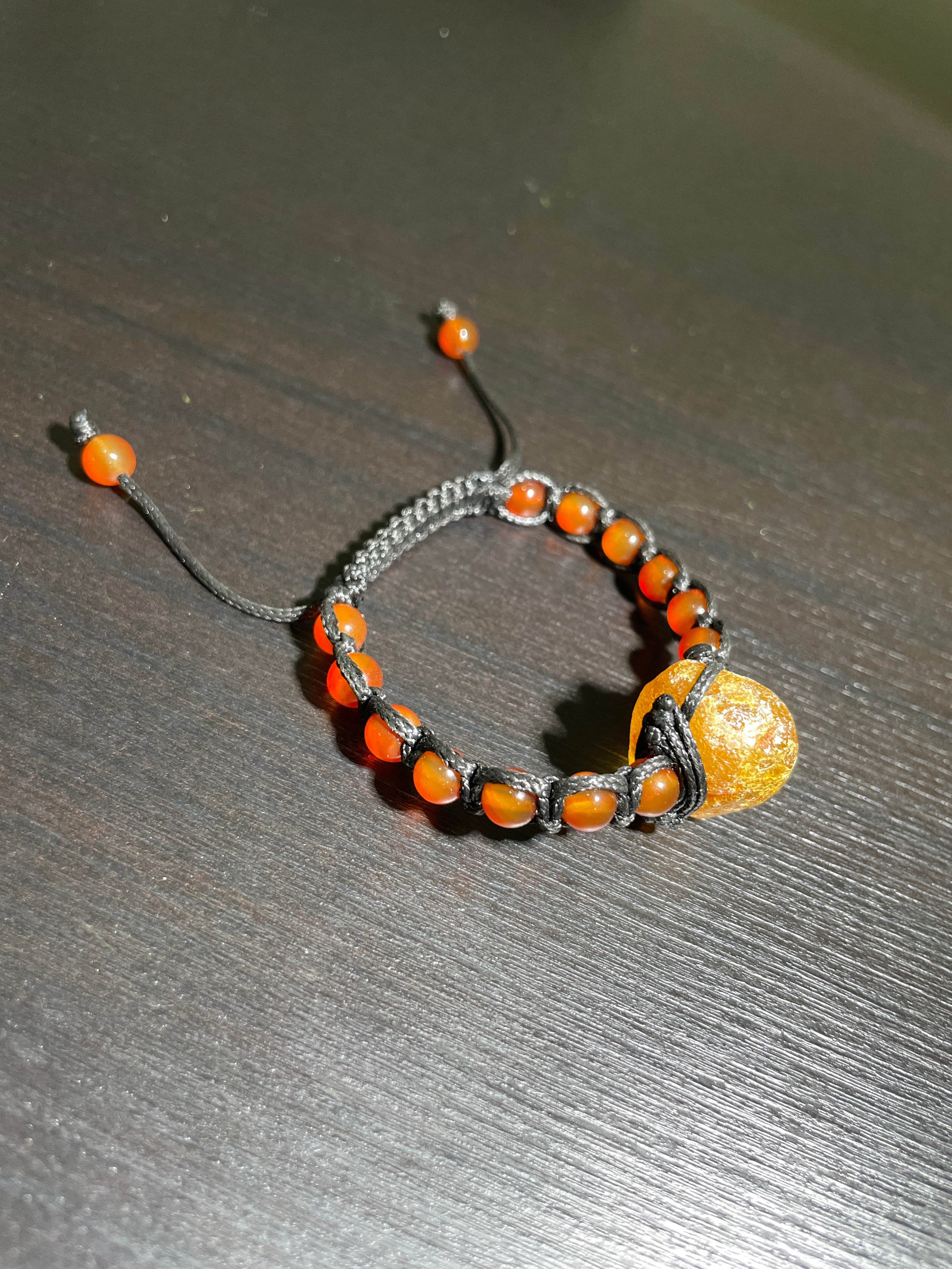 Carnelian Amber Handmade Bracelet