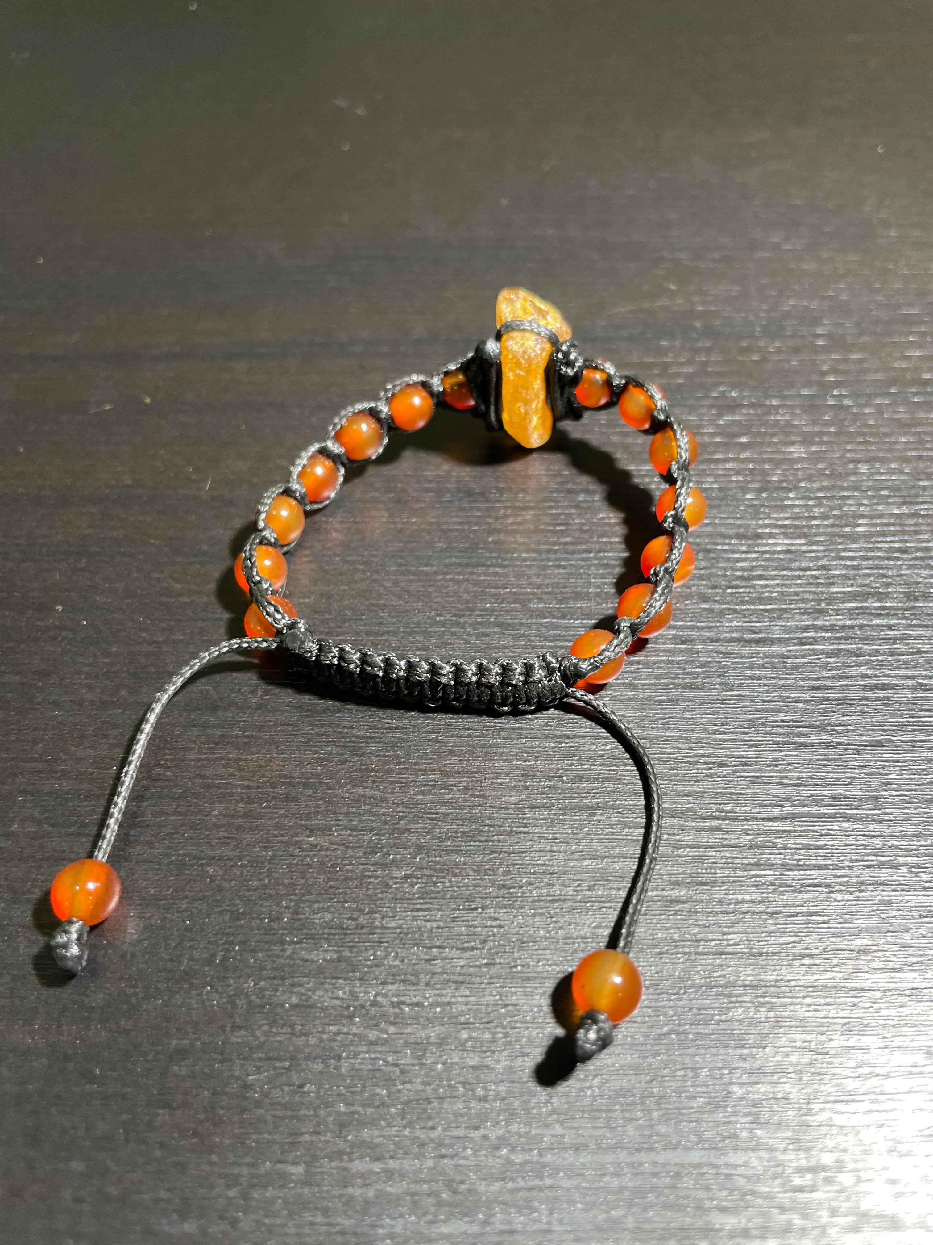Carnelian Amber Handmade Bracelet