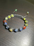 Serpentine Jade, Carnelian, Sodalite, Labradorite Handmade Bracelet