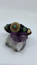 Handmade Vintage Tibetan Gold Center Bracelet